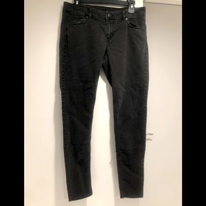 H&M RED CONCEPT Skinny Black Denim Size 12